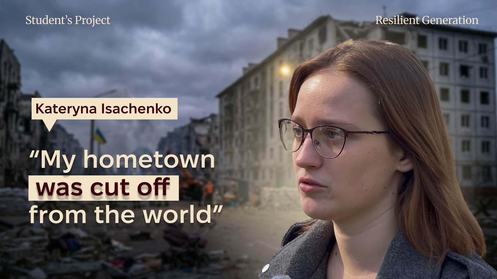 “The native home became the front line”: the story of Kateryna Isachenko