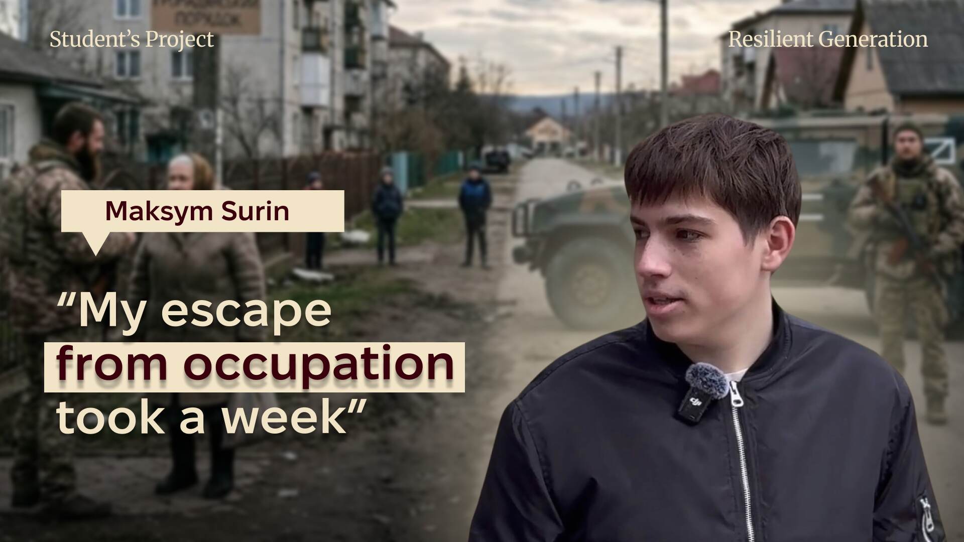 “If the occupiers found out that I was studying at a Ukrainian school, it would be very bad”: how a young man from Kakhovka escaped to Zakarpattia
